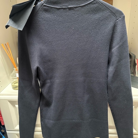 Ted Baker Knit Navy Sweater with Bow Detail - Picture 10 of 10